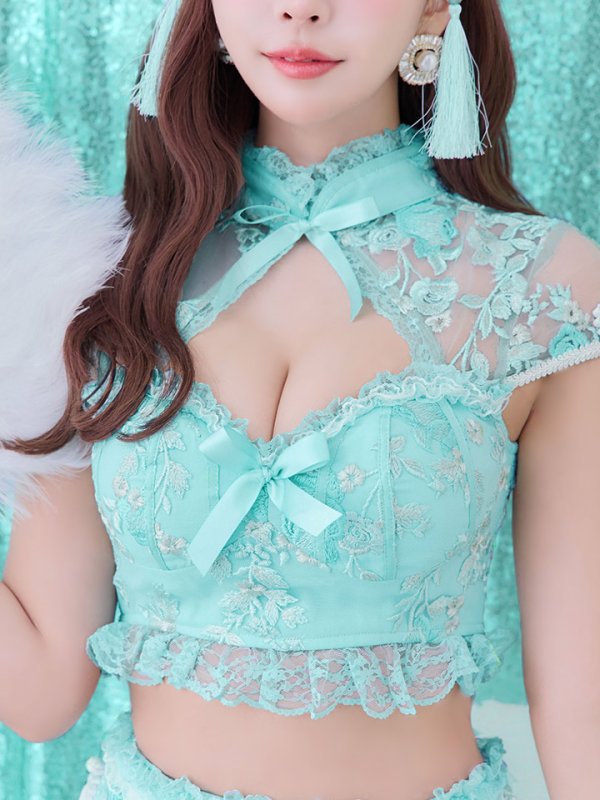 画像22: 【ハロウィン】【sugar nine×マリームーンコラボ】 マリームーンコラボセットアップチャイナ 【コスプレ5点セット】 【XS-Mサイズ/4カラー】[OF04]