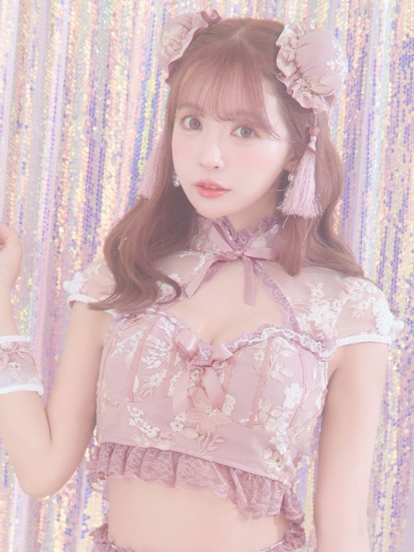 画像34: 【ハロウィン】【sugar nine×マリームーンコラボ】 マリームーンコラボセットアップチャイナ 【コスプレ5点セット】 【XS-Mサイズ/4カラー】[OF04]