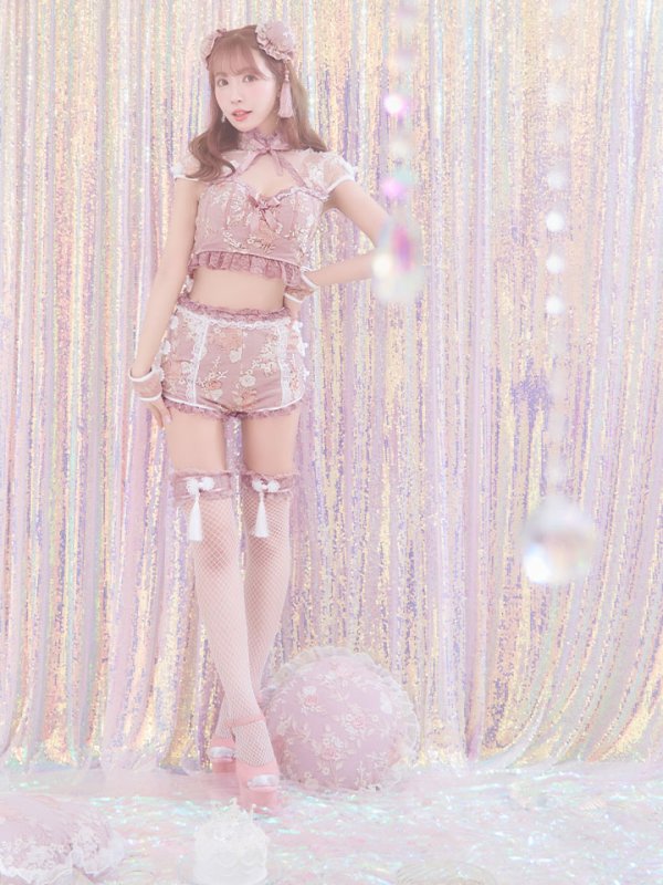 画像7: 【ハロウィン】【sugar nine×マリームーンコラボ】 マリームーンコラボセットアップチャイナ 【コスプレ5点セット】 【XS-Mサイズ/4カラー】[OF04]