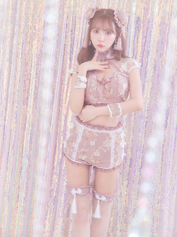 画像8: 【ハロウィン】【sugar nine×マリームーンコラボ】 マリームーンコラボセットアップチャイナ 【コスプレ5点セット】 【XS-Mサイズ/4カラー】[OF04]