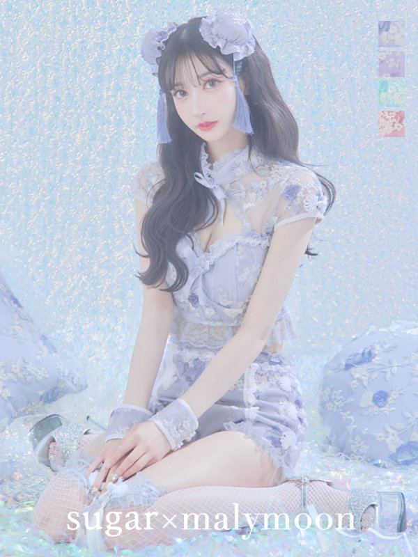 画像6: 【ハロウィン】【sugar nine×マリームーンコラボ】 マリームーンコラボセットアップチャイナ 【コスプレ5点セット】 【XS-Mサイズ/4カラー】 [OF04]