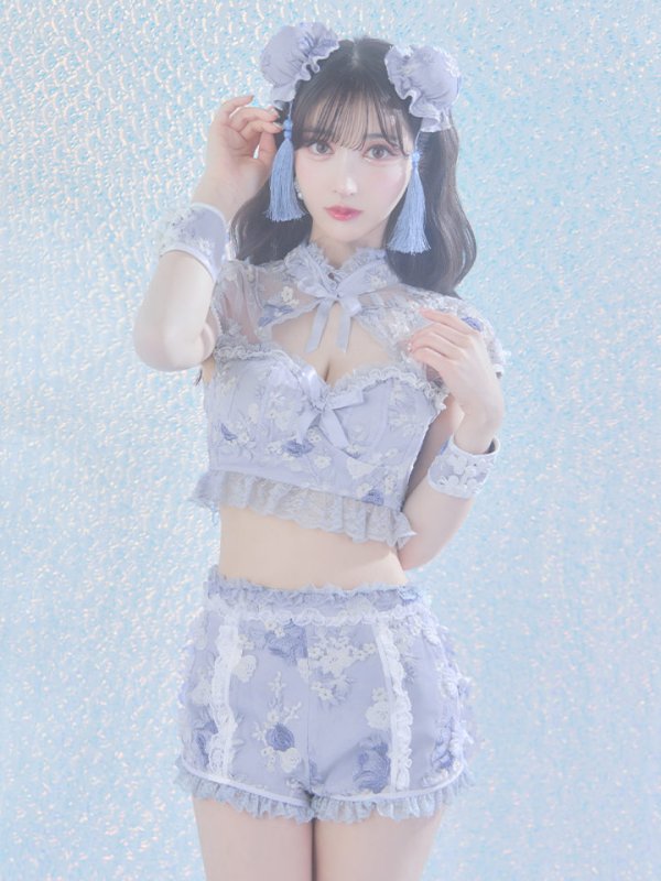 画像7: 【ハロウィン】【sugar nine×マリームーンコラボ】 マリームーンコラボセットアップチャイナ 【コスプレ5点セット】 【XS-Mサイズ/4カラー】 [OF04]