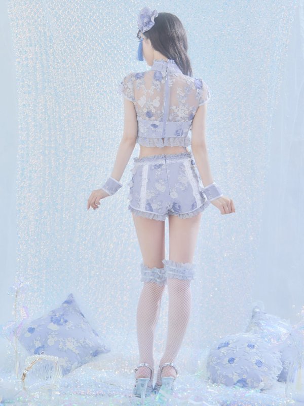 画像21: 【ハロウィン】【sugar nine×マリームーンコラボ】 マリームーンコラボセットアップチャイナ 【コスプレ5点セット】 【XS-Mサイズ/4カラー】 [OF04]