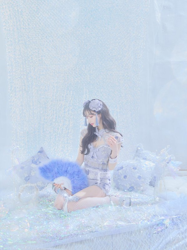 画像17: 【ハロウィン】【sugar nine×マリームーンコラボ】 マリームーンコラボセットアップチャイナ 【コスプレ5点セット】 【XS-Mサイズ/4カラー】 [OF04]