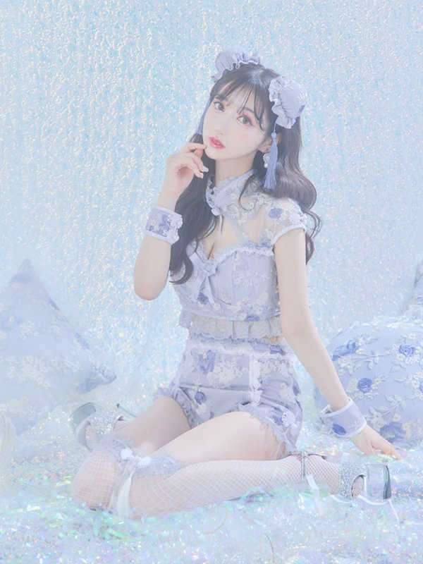 画像20: 【ハロウィン】【sugar nine×マリームーンコラボ】 マリームーンコラボセットアップチャイナ 【コスプレ5点セット】 【XS-Mサイズ/4カラー】 [OF04]