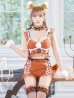 画像4: 【即日発送】【ハロウィン】【sugar nine×マリームーンコラボ】 レースフォックス / ブラウンきつね【コスプレ7点セット】【S-Mサイズ】[YMT]