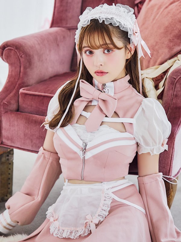 画像25: 【即日発送！】【sugar nine×マリームーンコラボ】 【ハロウィン】マリームーンコラボジャージメイド 【コスプレ8点セット】 【XS-Lサイズ/2カラー】[HC03]