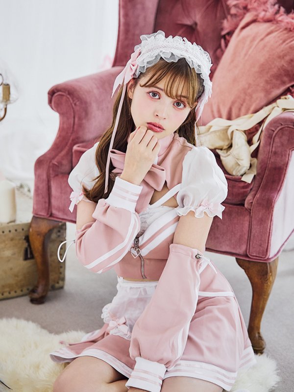 画像29: 【即日発送！】【sugar nine×マリームーンコラボ】 【ハロウィン】マリームーンコラボジャージメイド 【コスプレ8点セット】 【XS-Lサイズ/2カラー】[HC03]