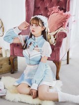 【即日発送！】【sugar nine×マリームーンコラボ】 【ハロウィン】マリームーンコラボジャージメイド 【コスプレ8点セット】 【XS-Lサイズ/2カラー】[YMT]