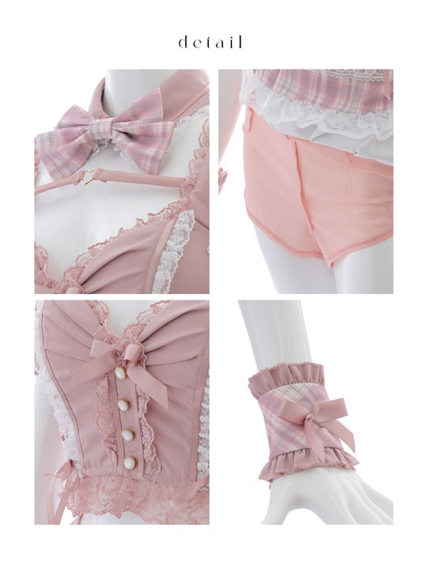 画像48: 【即日発送！】【sugar nine×マリームーンコラボ】 【ハロウィン】マリームーンコラボ制服ネコセットアップ 【コスプレ7点セット】 【XS-Lサイズ/2カラー】[OF04]