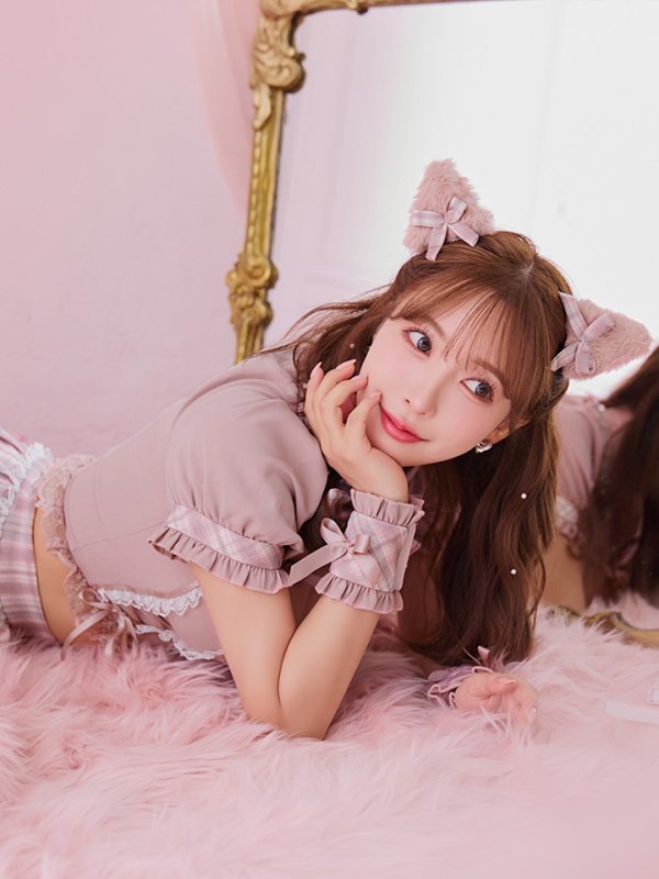 画像7: 【即日発送！】【sugar nine×マリームーンコラボ】 【ハロウィン】マリームーンコラボ制服ネコセットアップ 【コスプレ7点セット】 【XS-Lサイズ/2カラー】[OF04]