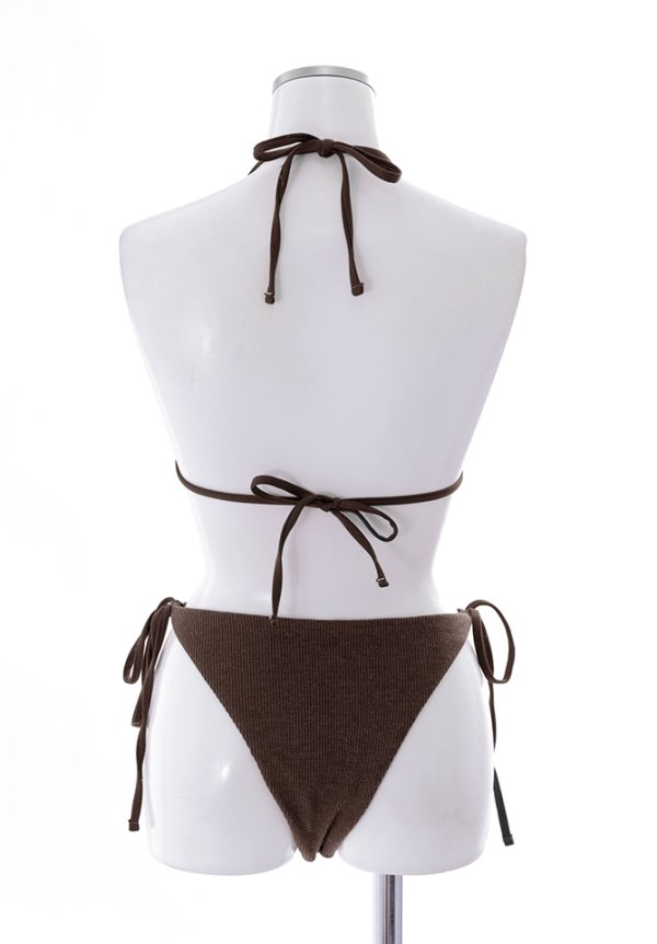 画像27: 【即日発送】【水着セール】【ビキニ】【水着】トライアングルヘルシー ニットビキニ[YMT]