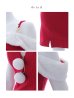 画像43: 【即日発送！】【サンタコス 4点セット】【XS-Lサイズ】ファーティペット付きニットセットアップサンタコスプレ(SLG001)(SFB001)[YMT]