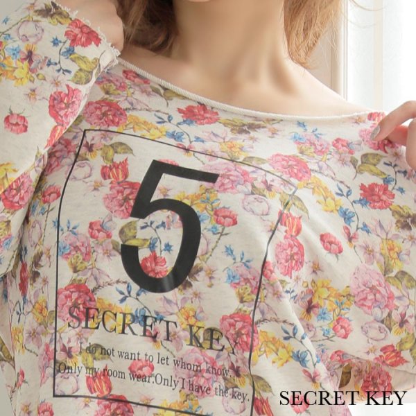 画像5: 【小物SALE】【ルームウェア】フラワープリントプルオーバー【S.Mサイズ/1カラー】[HC02]