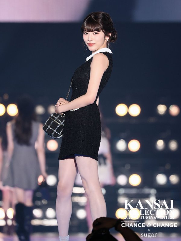 画像3: 【こころ/関西コレクション着用】XSサイズあり【ROBE de FLEURS/ローブドフルール】襟つき/ フラワーレース/ サテン/ フレア/ ミニドレス/ キャバドレス[OF08]