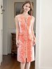 画像14: XS-Lサイズあり 【GINZA COUTURE/銀座クチュール】フロントジップ/ レオパード柄/ ポケット付き/ ジャガード/ タイト/ ひざ丈/ ワンピース/ ミディアムドレス/ キャバドレス[OF2]