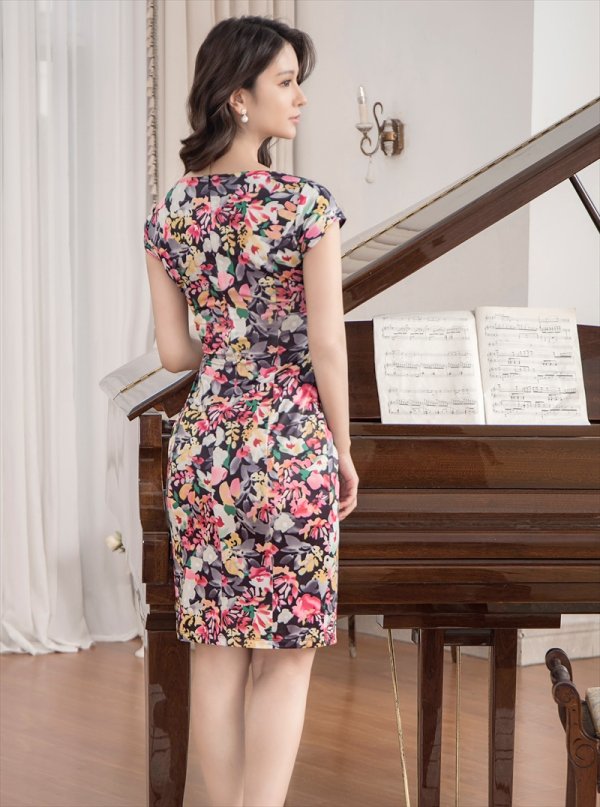 プリント モデル:Aoli 身長:162cm:7号(Sサイズ)サイズ