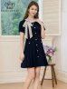 ネイビー モデル：Aoli　身長：162cm 着用サイズ：7号(Sサイズ)