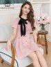 ピンク モデル：Aoli　身長：162cm 着用サイズ：7号(Sサイズ)