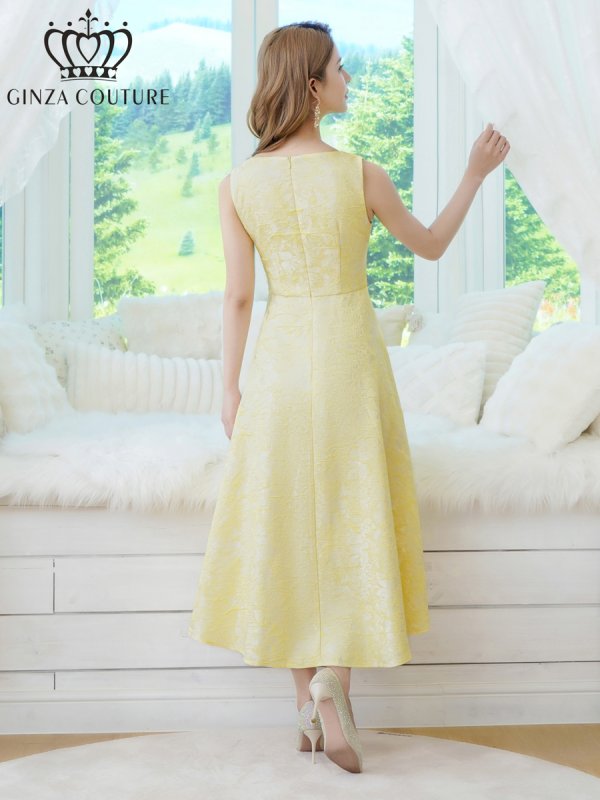 イエロー　モデル：Didi　身長：166cm　着用サイズ：7号(Sサイズ)着用