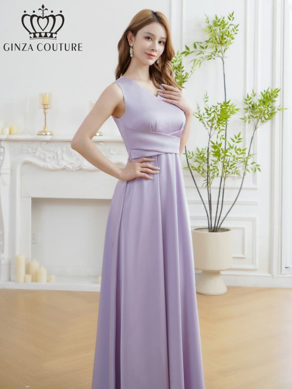 パープル モデル：Aoli　身長：162cm 着用サイズ：7号(Sサイズ)