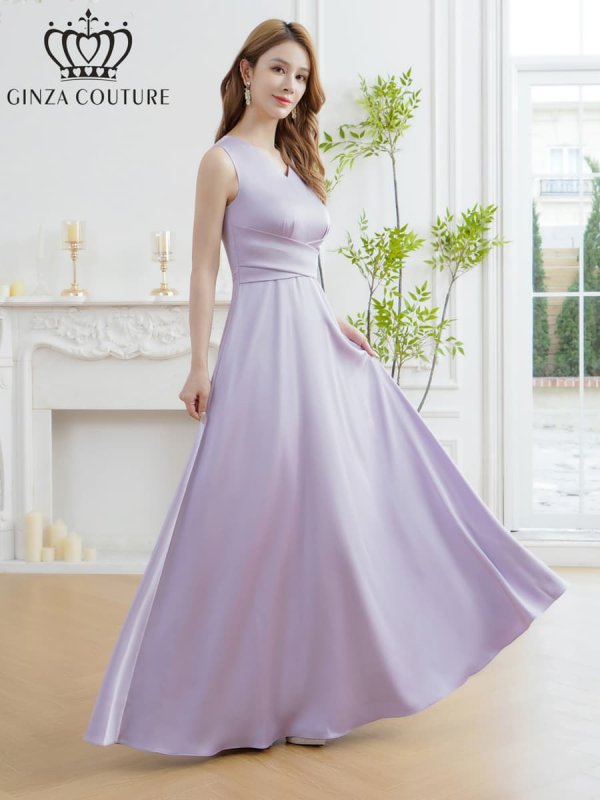 パープル モデル：Aoli　身長：162cm 着用サイズ：7号(Sサイズ)