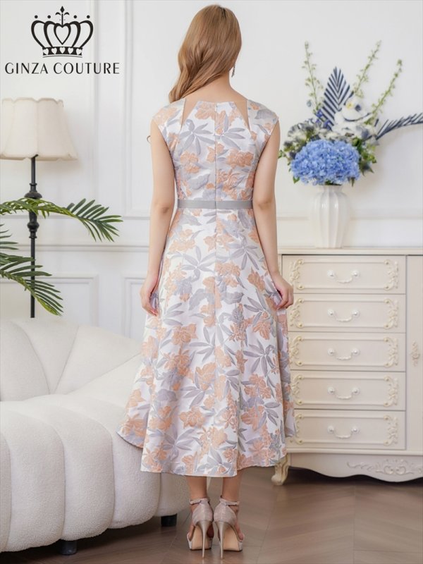 グレー×オレンジ　Aoli　身長：162cm　着用サイズ：7号(Sサイズ)