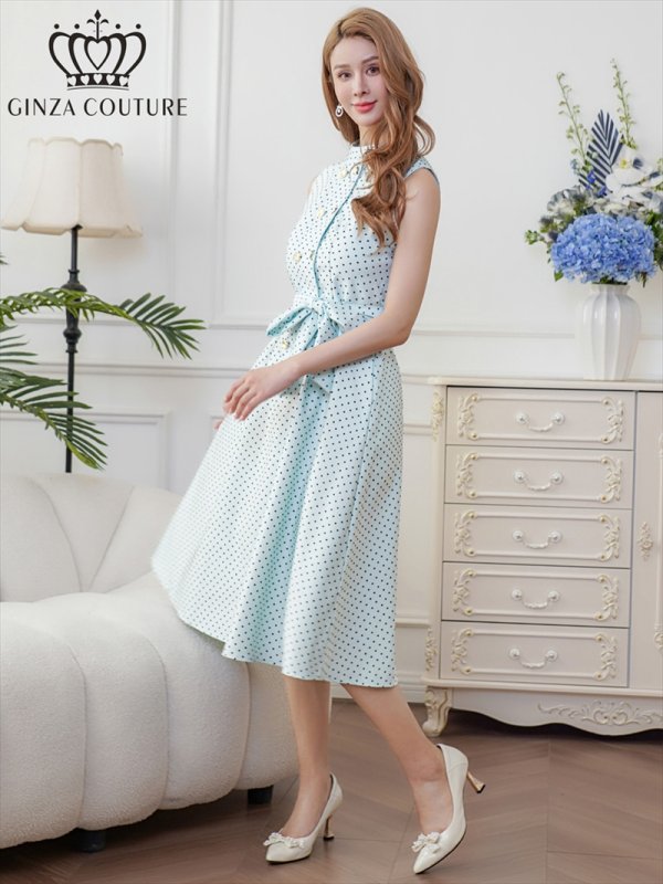 グリーン モデル:Aoli 身長:162cm 着用サイズ:7号(Sサイズ)