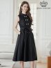 ブラック モデル：Aoli　身長：162cm 着用サイズ：7号(Sサイズ)