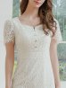 ホワイト モデル：Aoli　身長：162cm　着用サイズ：7号(Sサイズ)