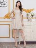 ベージュ　モデル：Didi　身長：166cm　着用サイズ：7号(Sサイズ)