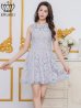 ブルー　モデル：Didi　身長：166cm　着用サイズ：7号(Sサイズ)着用