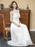 ホワイト　モデル：Aoli　身長：162cm　着用サイズ：7号(Sサイズ)