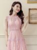 画像5: XS-Lサイズあり【ERUKEI エルケイ】総レース/ ノースリーブ/ Aライン/ ロングドレス/ キャバドレスlong[OF2]