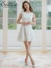 ホワイト モデル：Aoli　身長：162cm 着用サイズ：7号(Sサイズ)