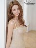 ベージュ　モデル：Aoli　身長：162cm　着用サイズ：7号(Sサイズ)