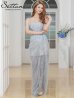 ブルー　モデル：Aoli　身長：162cm　着用サイズ：7号(Sサイズ)