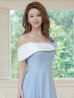ブルーｘホワイト　モデル：Aoli　身長：162cm　着用サイズ：7号(Sサイズ)