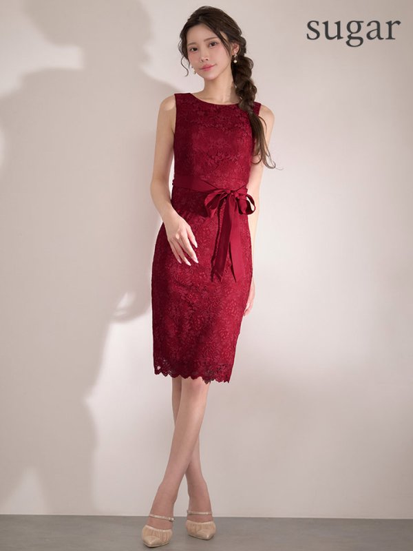 レッド モデル：るりぴ　身長：165cm　着用サイズ：Sサイズ