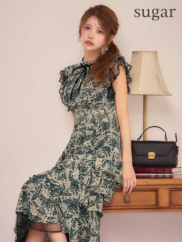 グリーン モデル：まりん　身長：163cm　着用サイズ：Sサイズ