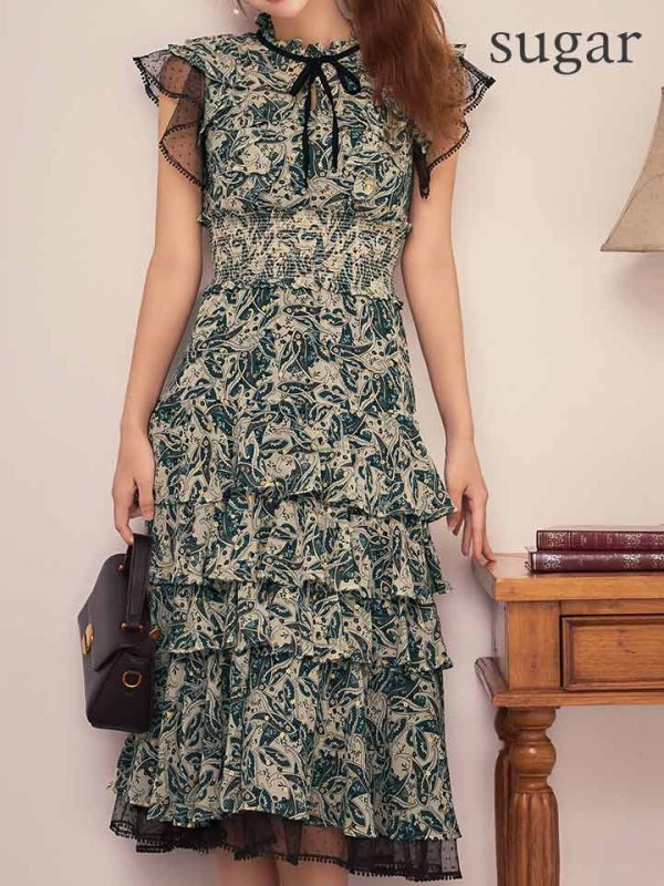 グリーン モデル：まりん　身長：163cm　着用サイズ：Sサイズ