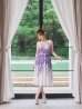 パープル　モデル：ゆめ　身長：160cm 着用サイズ：7号(Sサイズ)