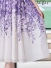 パープル　モデル：ゆめ　身長：160cm 着用サイズ：7号(Sサイズ)
