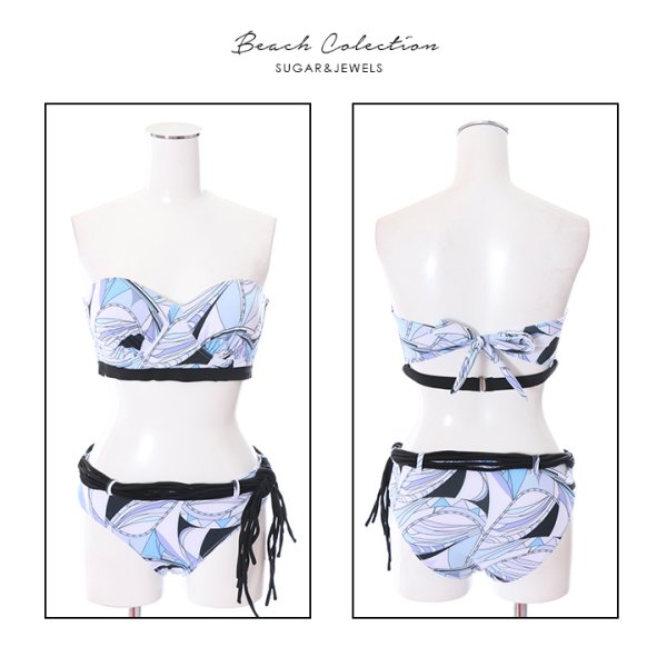 画像8: 【即日発送】SALE！【ビキニ】【水着】マルチプリントバンドゥビキニ[YMT]