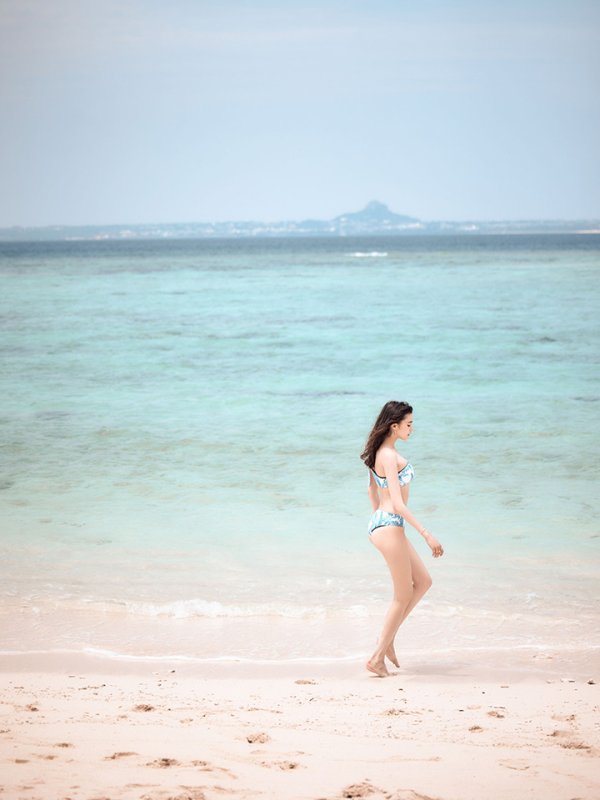 画像9: 【即日発送】【水着セール】【ビキニ】【水着】ワンショルダーバイカラーリーフビキニ[YMT]