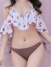 画像5: 【ビキニ】【水着】フリルショルダーさくらんぼビキニ[YMT]