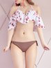 画像5: 【ビキニ】【水着】フリルショルダーさくらんぼビキニ[YMT]