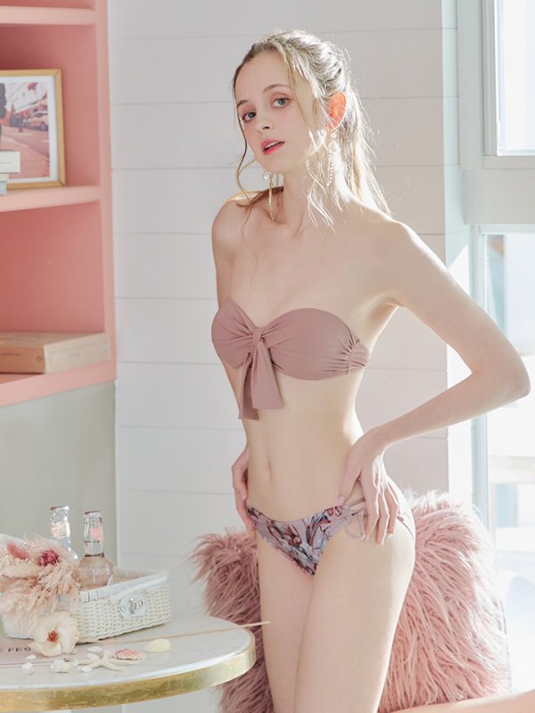 画像10: 【即日発送】【水着セール】【ビキニ】【水着】フロントリボンバンドゥビキニ[YMT]