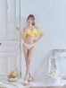 画像9: 【ビキニ】【水着】フリルショルダーフラワービキニ[YMT]