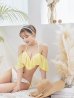 画像9: 【ビキニ】【水着】フリルショルダーフラワービキニ[YMT]